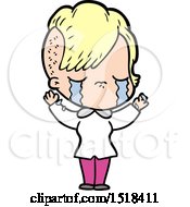 Cartoon Crying Girl