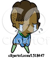 Cartoon Crying Girl