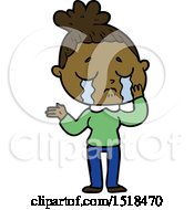 Cartoon Crying Woman