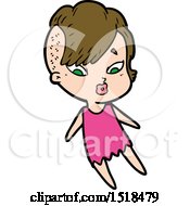 Cartoon Surprised Girl