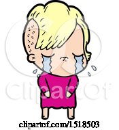 Cartoon Crying Girl