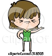 Annoyed Cartoon Girl