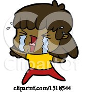 Cartoon Woman In Tears