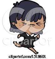 Annoyed Cartoon Girl