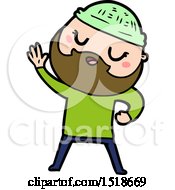 Cartoon Man With Beard