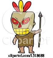 Cartoon Cannibal Shaman