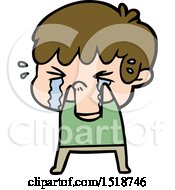 Cartoon Boy Crying