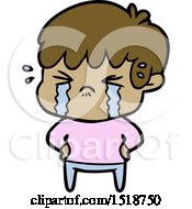 Cartoon Boy Crying