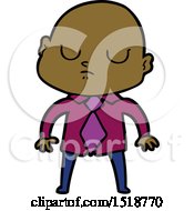 Cartoon Bald Man