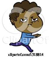 Cartoon Angry Man