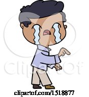 Cartoon Man Crying