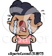 Cartoon Crying Man