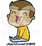 Cartoon Man Laughing