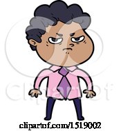 Cartoon Angry Man