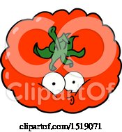 Cartoon Tomato by lineartestpilot