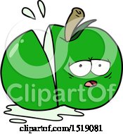 Cartoon Sliced Apple