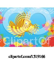 Poster, Art Print Of Lionfish At A Coral Reef