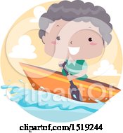 Poster, Art Print Of Boy Traveling By Boat