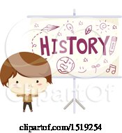 Poster, Art Print Of Boy By A History Projector