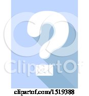 Poster, Art Print Of Question Mark With An Envelope