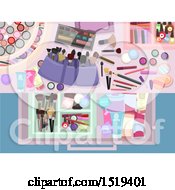 Poster, Art Print Of Background Of Makeup