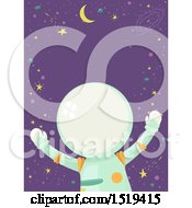 Poster, Art Print Of Floating Astronaut Over Outer Space