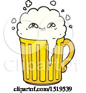 Poster, Art Print Of Happy Cartoon Mug Of Beer