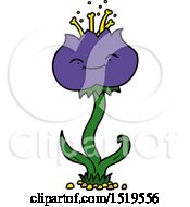 Cute Cartoon Flower by lineartestpilot