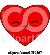 Cartoon Happy Love Heart by lineartestpilot