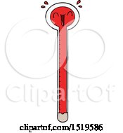 Cartoon Thermometer Laughing
