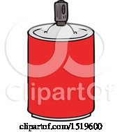 Poster, Art Print Of Cartoon Aerosol Spray Can