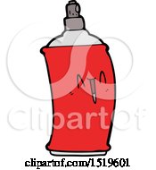 Cartoon Happy Spray Can by lineartestpilot