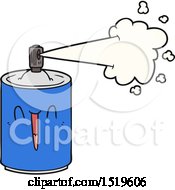 Poster, Art Print Of Cartoon Aerosol Spray Can