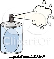 Cartoon Aerosol Spray Can by lineartestpilot
