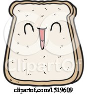 Cartoon Slice Of Bread by lineartestpilot