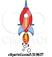 Cartoon Space Rocket