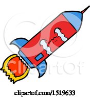 Cartoon Crying Rocket by lineartestpilot