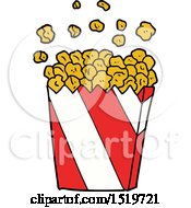 Poster, Art Print Of Cartoon Cinema Popcorn