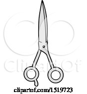 Poster, Art Print Of Cartoon Barber Scissors