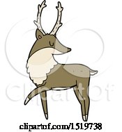 Poster, Art Print Of Cartoon Stag