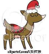 Poster, Art Print Of Cartoon Reindeer
