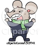 Poster, Art Print Of Cartoon Angry Mouse