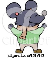 Cartoon Mouse by lineartestpilot