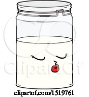 Cartoon Glass Jar by lineartestpilot