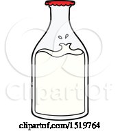 Poster, Art Print Of Cartoon Milk Bottle