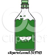 Cartoon Old Bottle by lineartestpilot