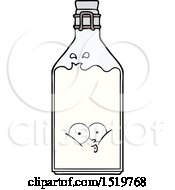 Poster, Art Print Of Cartoon Old Bottle