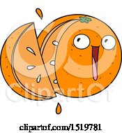 Crazy Cartoon Orange