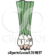 Poster, Art Print Of Spring Onions