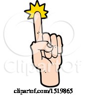 Poster, Art Print Of Cartoon Pointing Finger